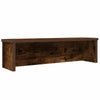 Vidaxl Ratch de cocina apilable 60x15x16 cm de madera procesada roble ahumado