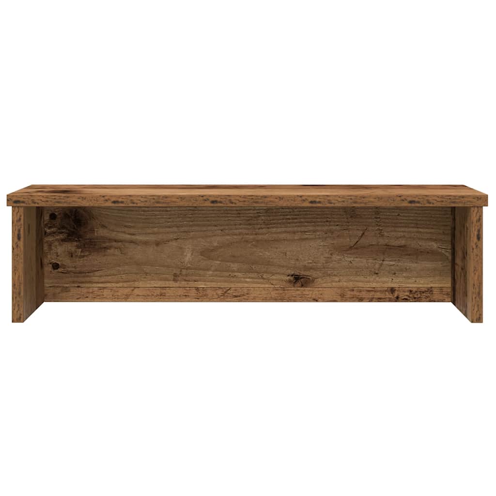 Vidaxl Ratch de cocina apilable 60x15x16 cm de madera procesada de madera vieja coloreada