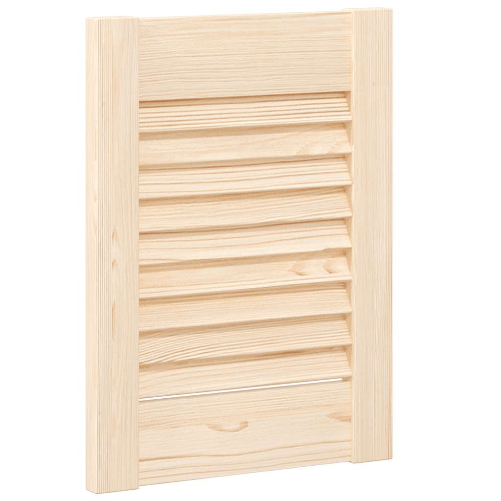 Vidaxl kastdeur met lamellen 39,5x29,5 cm massief grenenhout