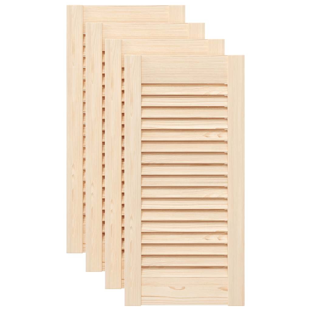 Vidaxxl ante per armadio con doghe 4 pz 61,5x29,5 cm in legno di pino massiccio