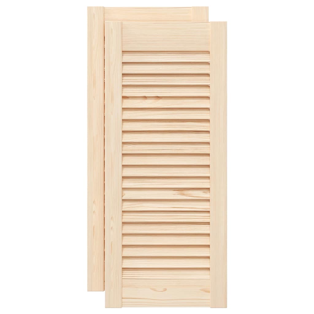 Ante dell'armadio Vidaxx con doghe 2 pezzi 69x29,5 cm in legno di pino massiccio