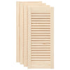 Vidaxx puertas de armario con lamas 4 piezas 69x29,5 cm madera maciza de pino
