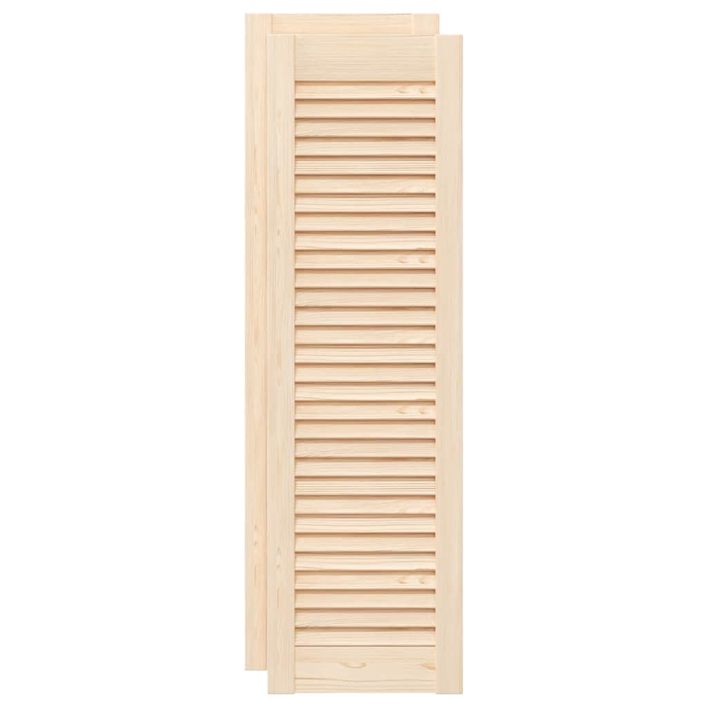 Ante dell'armadio Vidaxx con doghe 2 pezzi 99x29,5 cm in legno di pino massiccio