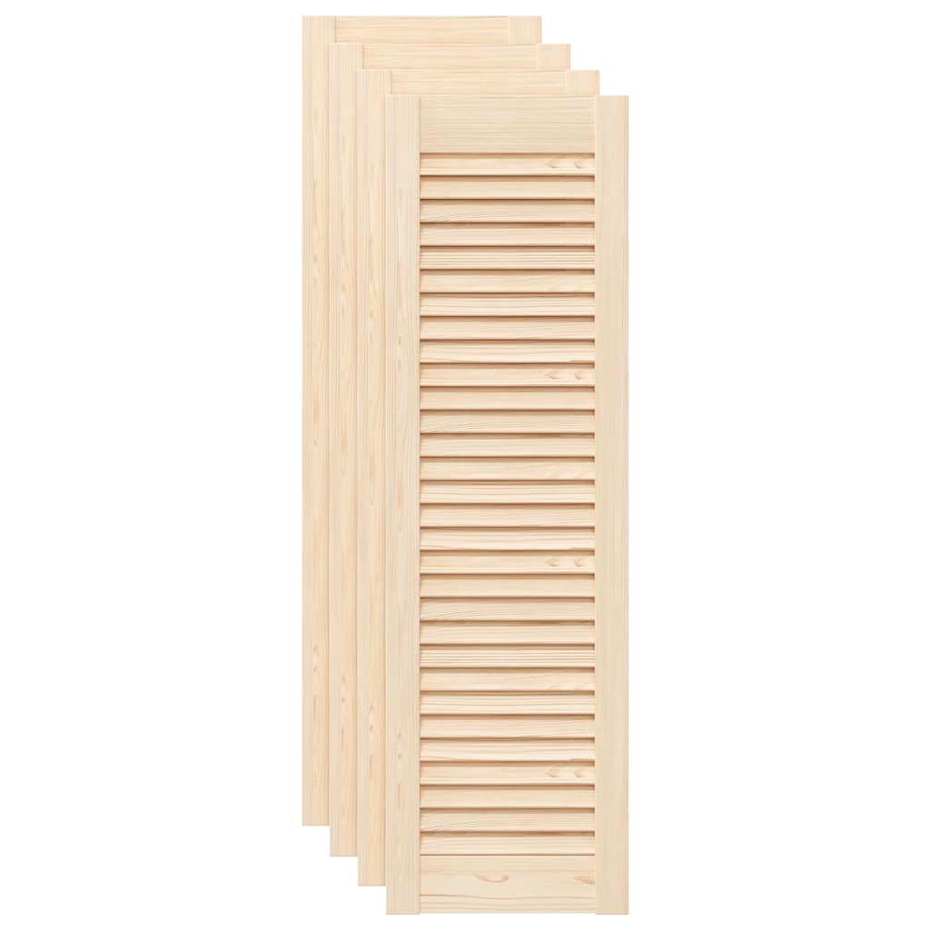 Ante dell'armadio Vidaxx con doghe 4 pezzi 99x29,5 cm in legno di pino massiccio
