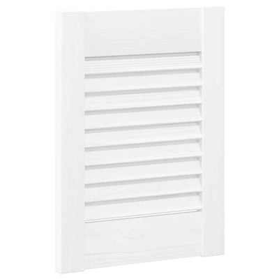 Design con persiana per anta dell'armadio Vidaxxl 39,5x29,5 cm bianco
