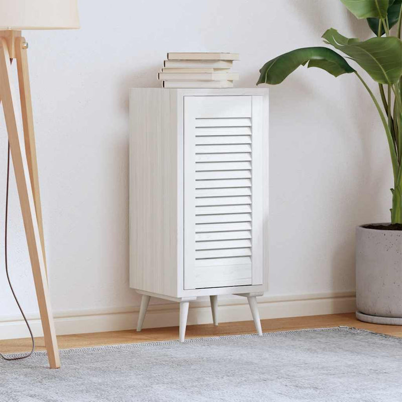 Vidaxxl puerta de armario diseño lama 61,5x29,5 cm blanco