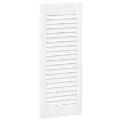 Design con persiana per anta dell'armadio Vidaxx 69x29,5 cm bianco