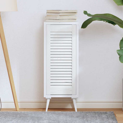 Design con persiana per anta dell'armadio Vidaxx 69x29,5 cm bianco