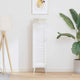 Vidaxl kastdeur louvre design 99x29,5 cm wit