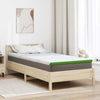 Coprimaterasso Vidaxxl bianco e verde 90 x 190 cm in tessuto jacquard