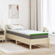 Coprimaterasso Vidaxxl bianco e verde 80 x 200 cm tessuto jacquard