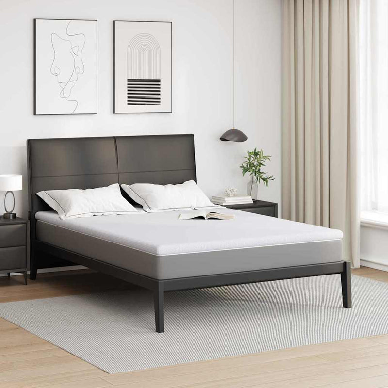 Cubrecolchón vidaxxl blanco 140 x 200 cm tejido jacquard