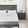 Coprimaterasso Vidaxxl bianco 140 x 190 cm tessuto jacquard
