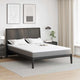Vidaxl matrastopper wit 140 x 190 cm jacquard stof