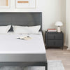 Cubrecolchón vidaxxl blanco 180 x 200 cm tejido jacquard