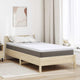 Vidaxl matrastopper wit 100 x 200 cm jacquard stof
