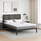 Vidaxl matrastopper wit 140 x 200 cm jacquard stof