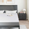 Vidaxl matrastopper wit 180 x 200 cm jacquard stof