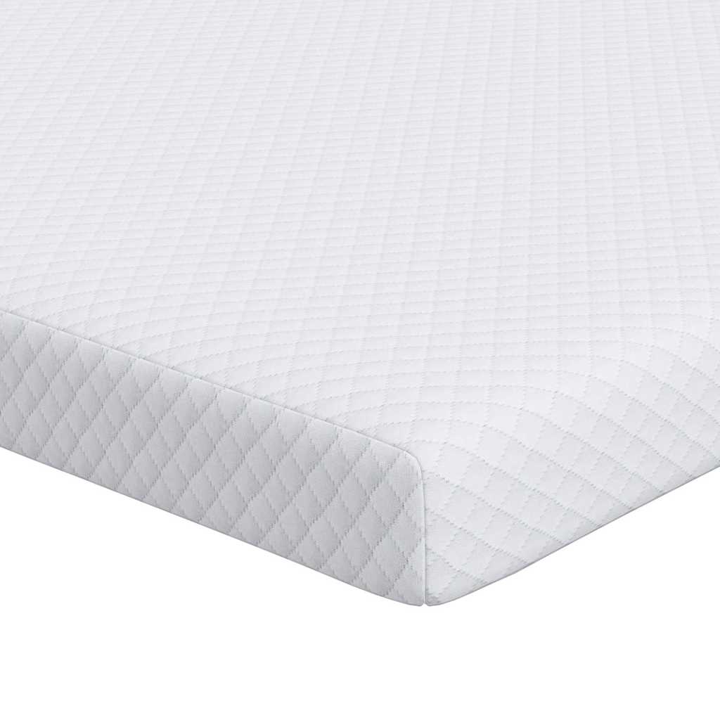 Vidaxl matrastopper wit 100 x 200 cm jacquard stof