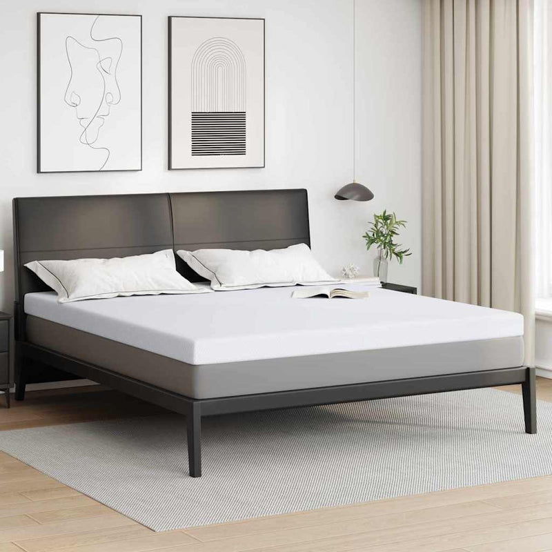 Cubrecolchón vidaxxl blanco 200 x 200 cm tejido jacquard