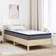 Vidaxl matrastopper wit 120 x 200 cm jacquard stof