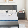 Cubrecolchón vidaxxl blanco 140 x 200 cm tejido jacquard