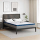 Vidaxl matrastopper wit 140 x 200 cm jacquard stof