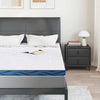 Cubrecolchón vidaxxl blanco 140 x 200 cm tejido jacquard