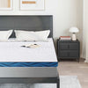 Cubrecolchón vidaxxl blanco 180 x 200 cm tejido jacquard