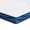 Cubrecolchón vidaxxl blanco 180 x 200 cm tejido jacquard