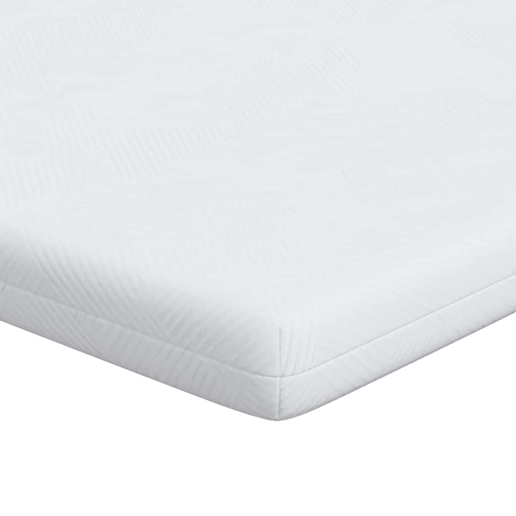 Vidaxl matrastopper wit 100 x 200 cm jacquard stof