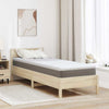 VidaXL topper in cocco bianco 80 x 200 cm tessuto jacquard