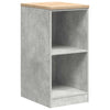 Vidaxl garagekast 40x51x85 cm massief grenenhout betongrijs