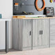 Vidaxl garagekast 30x51x85 cm massief grenenhout grijs sonoma