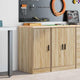 Vidaxl garagekast 40x51x85 cm massief grenenhout sonoma eikenkleurig