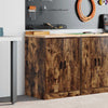 Vidaxl garagekast 60x51x85 cm massief grenenhout gerookt eiken