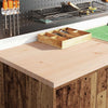 Armadio da garage Vidaxx 60x51x85 cm in legno vecchio di pino massiccio