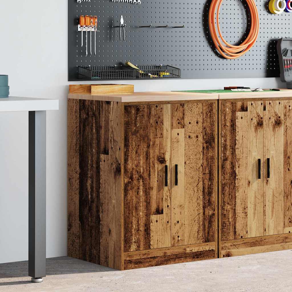 Armadio da garage Vidaxx 60x51x85 cm in legno vecchio di pino massiccio