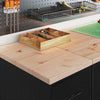 Mobile da garage Vidaxx 30x51x85 cm in legno di pino massiccio nero