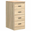 Vidaxl garagekast 40x51x85 cm massief grenenhout sonoma eikenkleurig