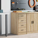 Vidaxl garagekast 40x51x85 cm massief grenenhout sonoma eikenkleurig