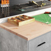 Vidaxl garagekast 40x51x85 cm massief grenenhout betongrijs