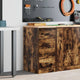Vidaxl garagekast 40x51x85 cm massief grenenhout gerookt eiken