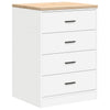 Vidaxl garagekast 60x51x85 cm massief grenenhout wit