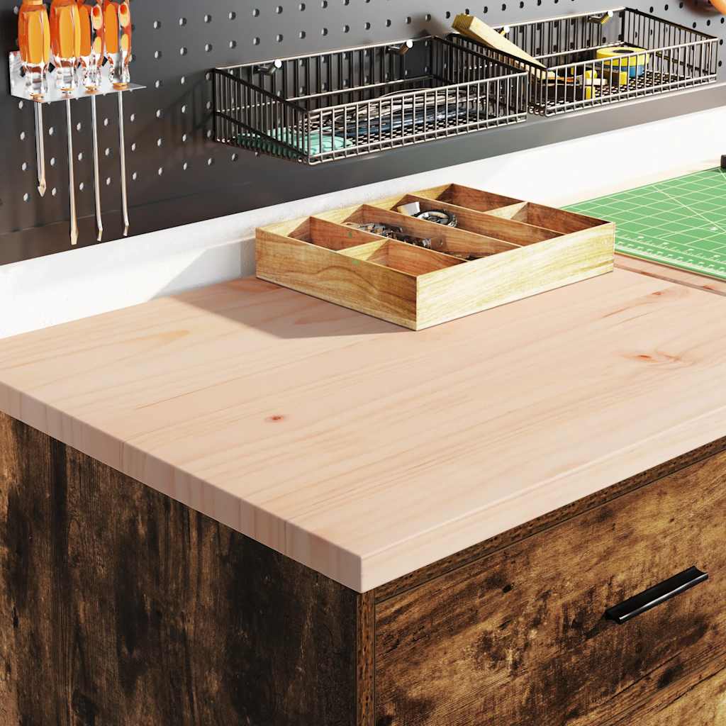 Vidaxl garagekast 60x51x85 cm massief grenenhout gerookt eiken