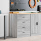 Vidaxl garagekast 60x51x85 cm massief grenenhout grijs sonoma