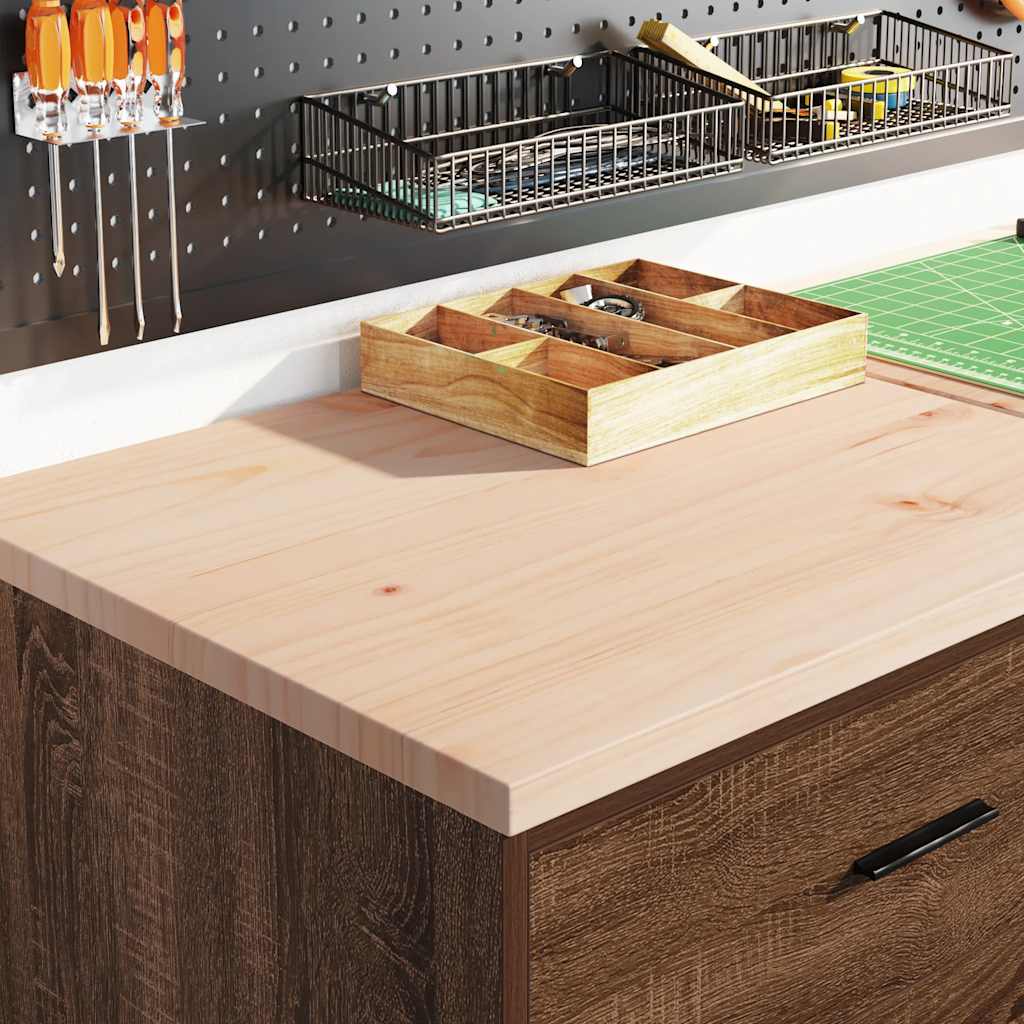 Vidaxl garagekast 60x51x85 cm massief grenenhout bruin eikenkleurig