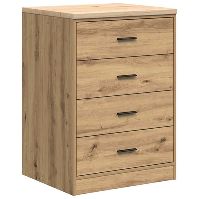 Armadio garage Vidaxx 60x51x85 cm in legno massello di pino artigianale color rovere