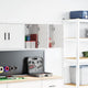 Vidaxl garagewandkasten 2 st spaanplaat wit
