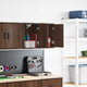 Vidaxl garagewandkasten 2 st spaanplaat bruin eiken